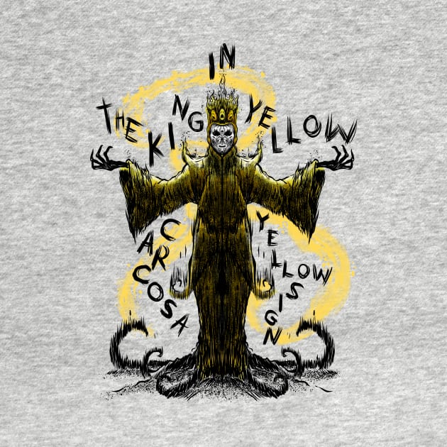 The Reign of Madness: Hastur The King in Yellow Design by Holymayo Tee